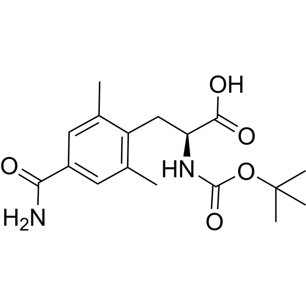 (S)-2-(tert-butoxycarbonylamino)-<em>3</em>-(4-carbamoyl-2,6-dimethylphenyl)propanoic acid