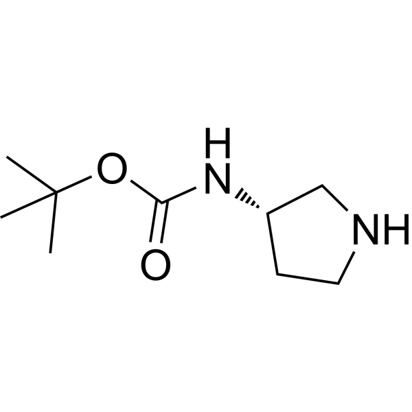 (S)-3-(Boc-amino)pyrrolidine Chemical Structure