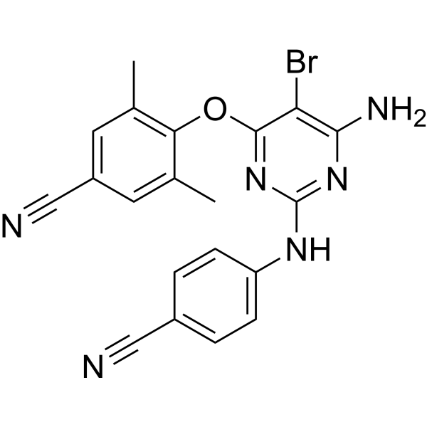 Etravirine (Standard) Chemical Structure