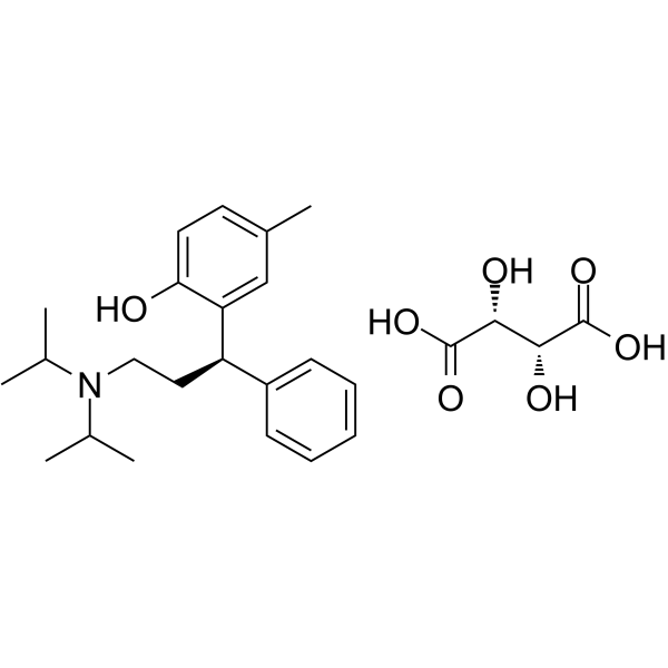 Tolterodine tartrate Chemical Structure
