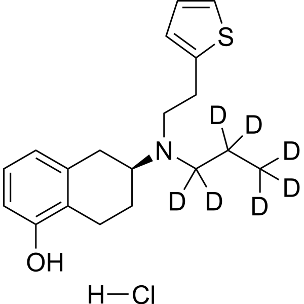 Rotigotine-d<sub>7</sub> hydrochloride Chemical Structure