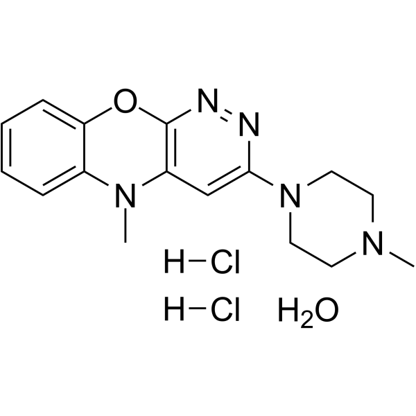Azaphen dihydrochloride monohydrate Chemical Structure