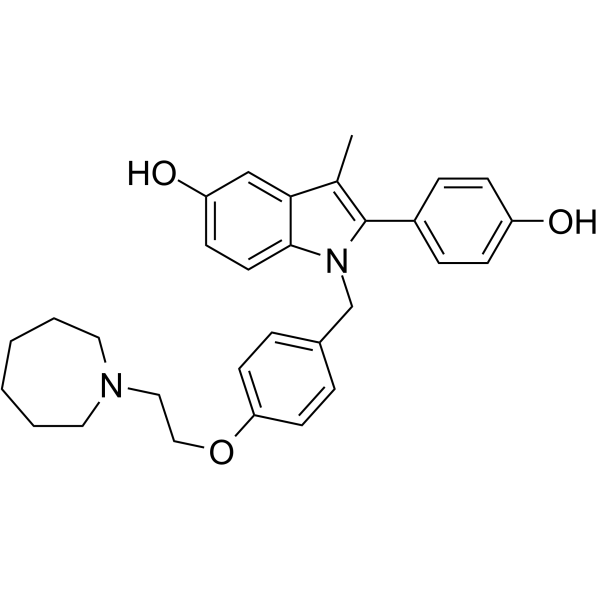 Bazedoxifene Chemical Structure
