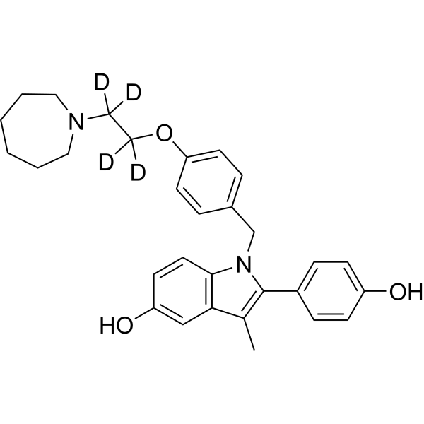 Bazedoxifene-d4 Chemical Structure