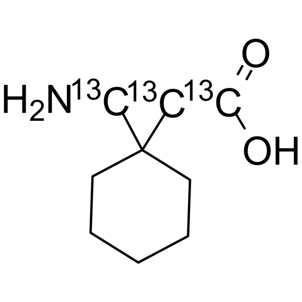 Gabapentin-13C3 Chemical Structure