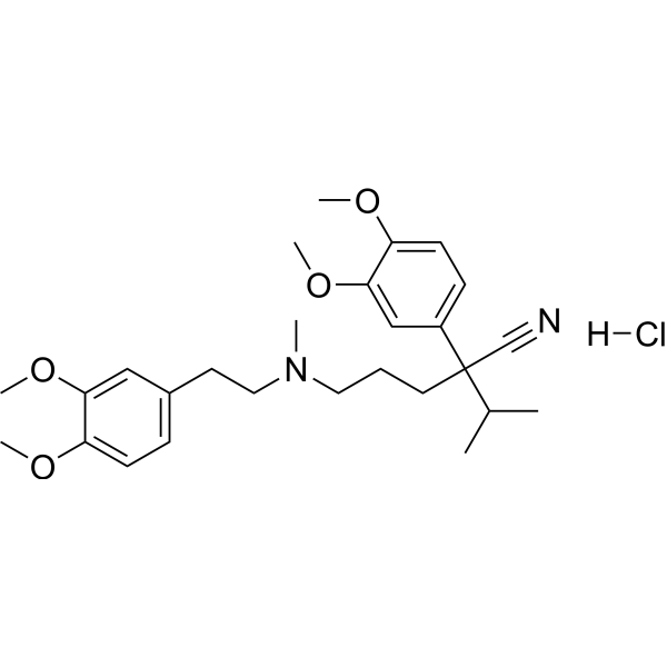 Verapamil hydrochloride (Standard) Chemical Structure