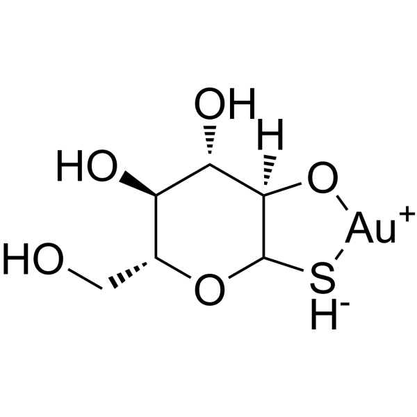 Aurothioglucose (Standard) Chemical Structure