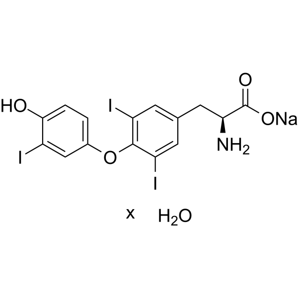 Liothyronine sodium hydrate Chemical Structure