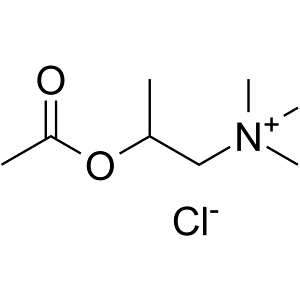 Methacholine chloride Chemical Structure