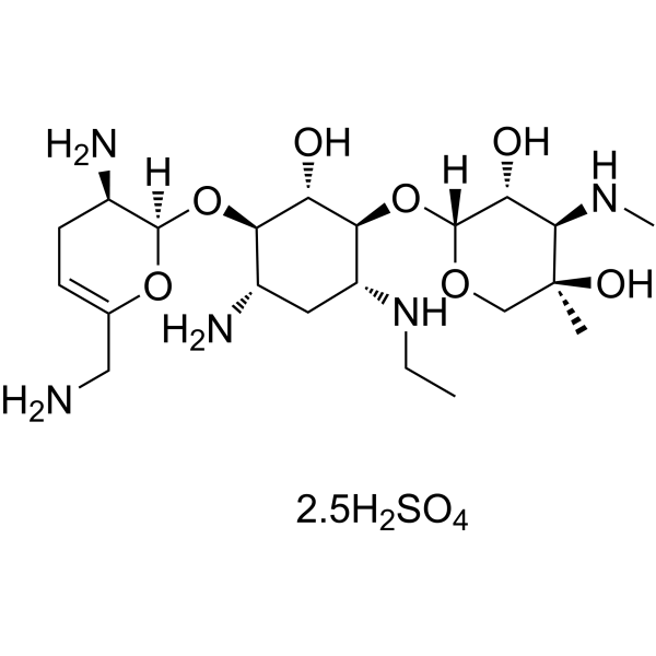 Netilmicin sulfate Chemical Structure