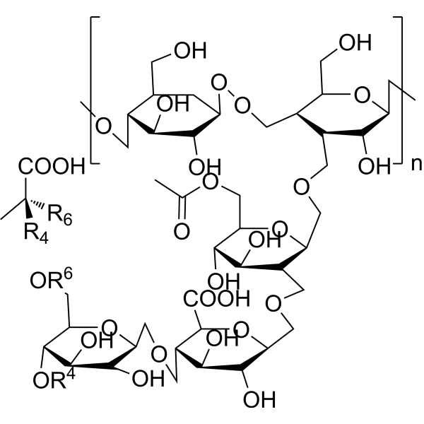 Xanthan gum Chemical Structure