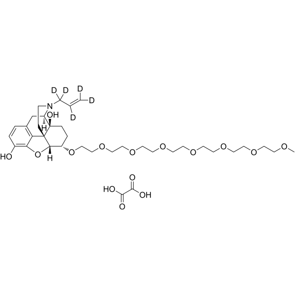 Naloxegol-d<sub>5</sub> oxalate Chemical Structure