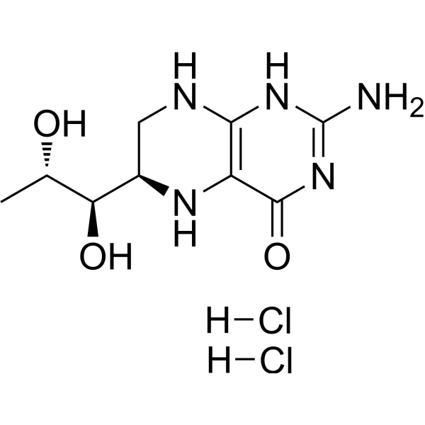 Sapropterin dihydrochloride 構造式