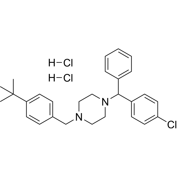 Buclizine dihydrochloride Chemical Structure