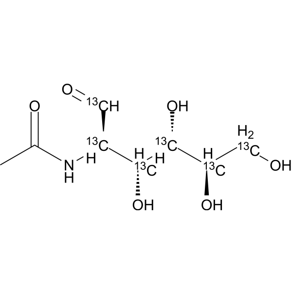 N-Acetyl-D-glucosamine-13C<em>6</em>