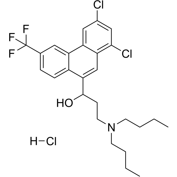 Halofantrine hydrochloride Chemical Structure
