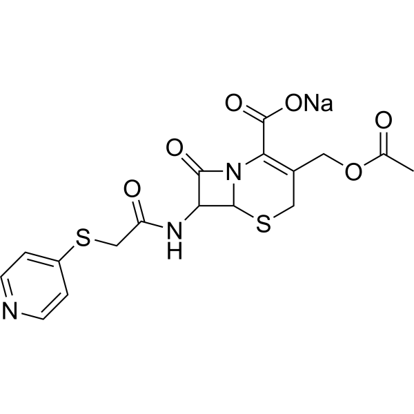 Cephapirin sodium Chemical Structure