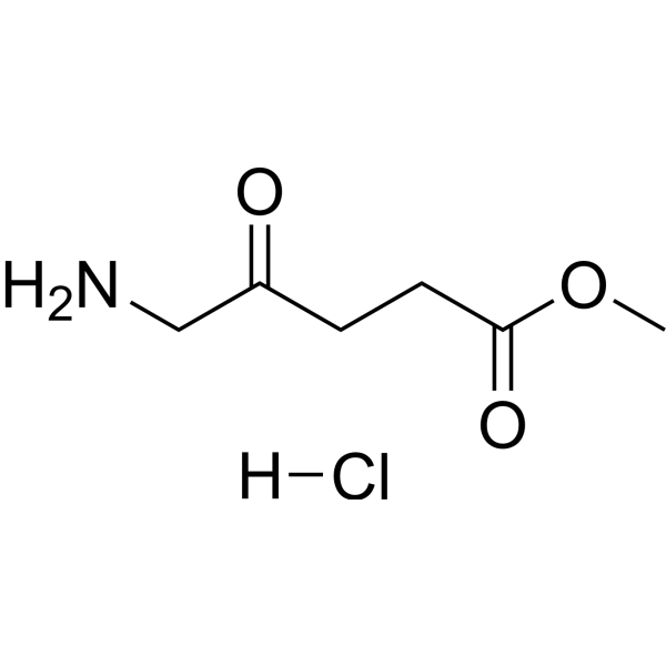Methyl aminolevulinate hydrochloride Chemical Structure