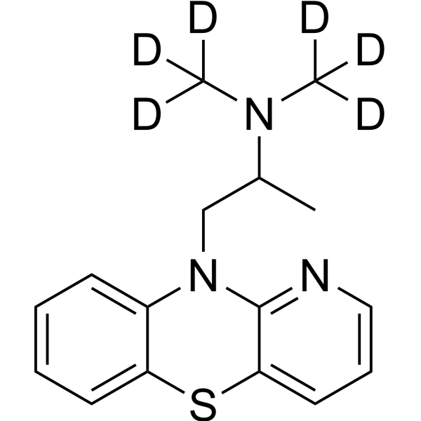 Isothipendyl-d<sub>6</sub> Chemical Structure