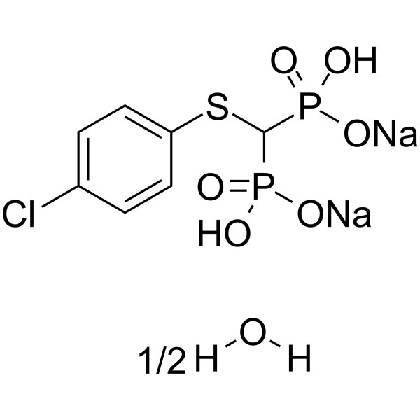 Tiludronate disodium hemihydrate Chemical Structure