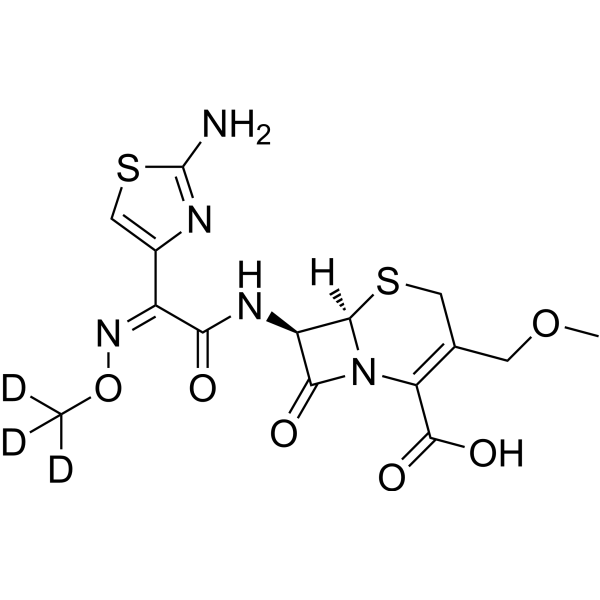 Cefpodoxime-d<sub>3</sub> Chemical Structure