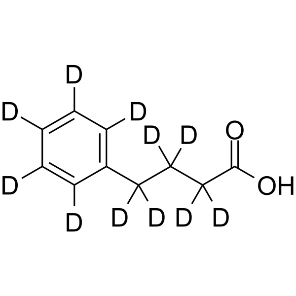 4-Phenylbutyric acid-d<sub>11</sub> Chemical Structure