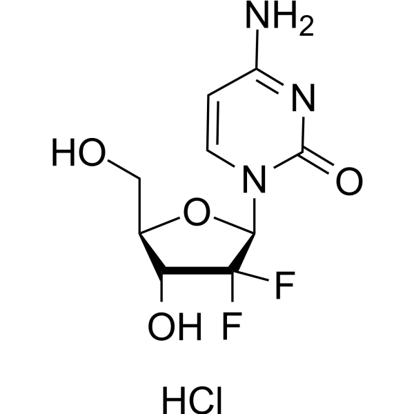 Gemcitabine hydrochloride (LY 188011 hydrochloride) | DNA Synthesis  Inhibitor | MedChemExpress