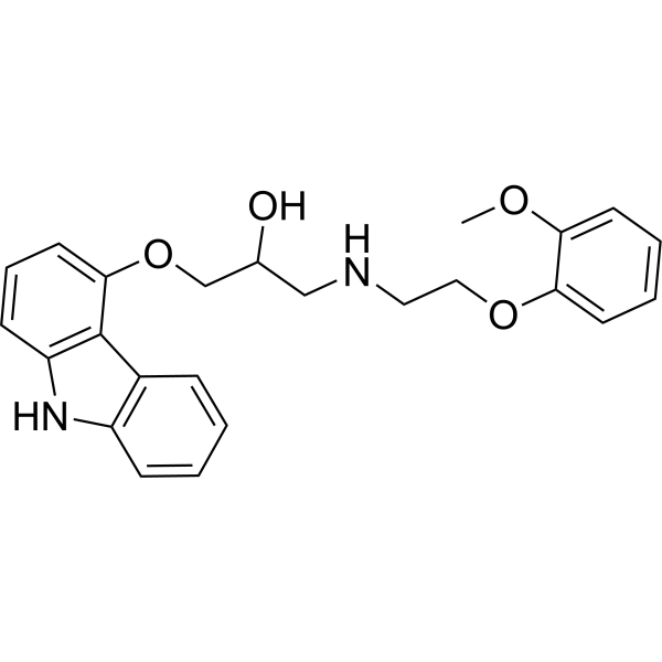 Carvedilol Chemical Structure