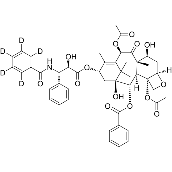 Paclitaxel-d<sub>5</sub> Chemical Structure