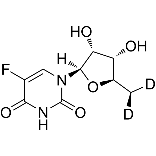 Doxifluridine-d<sub>2</sub> Chemical Structure