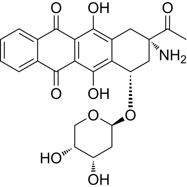 Amrubicin Chemical Structure