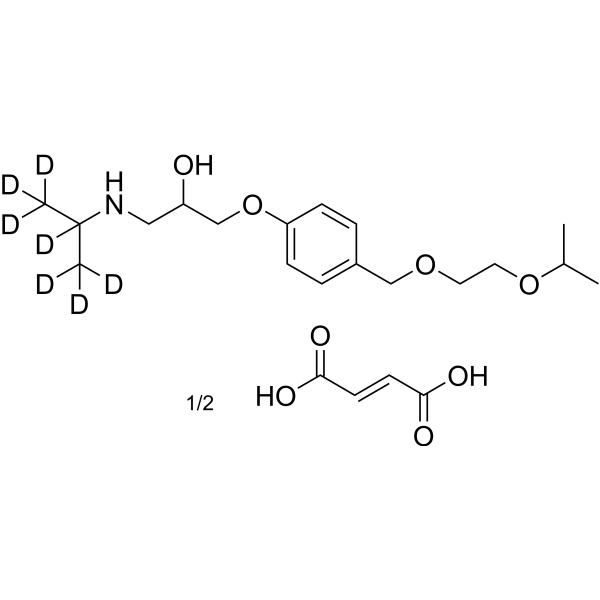 Bisoprolol-d7 <em>hemifumarate</em>