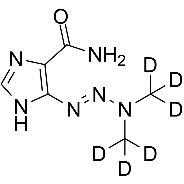 Dacarbazine-d<sub>6</sub> Chemical Structure