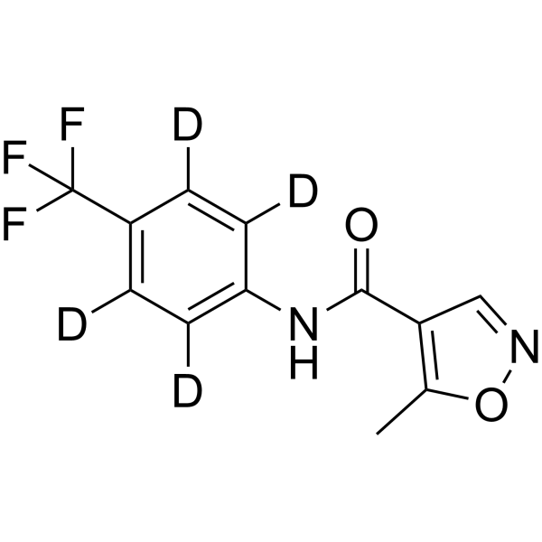 Leflunomide-d<sub>4</sub> Chemical Structure
