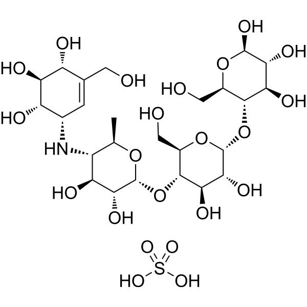 Acarbose sulfate Chemical Structure