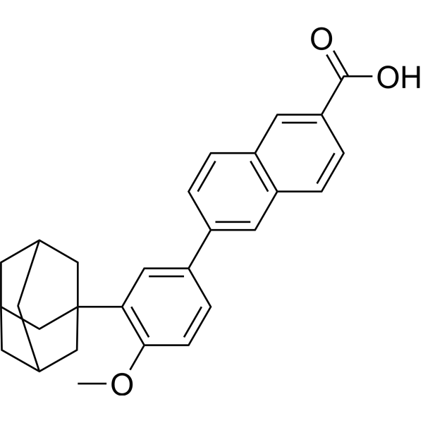Adapalene (Standard) Chemical Structure