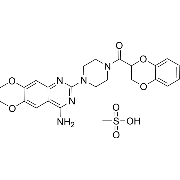 Doxazosin mesylate Chemical Structure