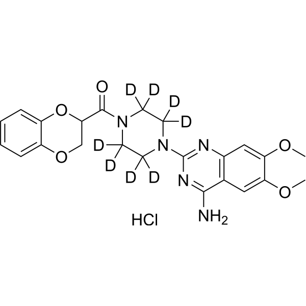 Doxazosin-<em>d</em>8 hydrochloride