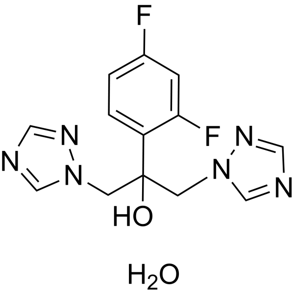 Fluconazole hydrate Chemical Structure