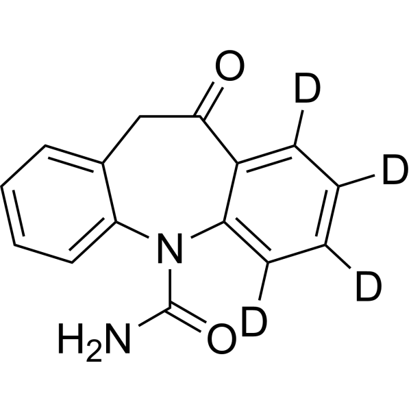 Oxcarbazepine-d<sub>4</sub>-1 Chemical Structure
