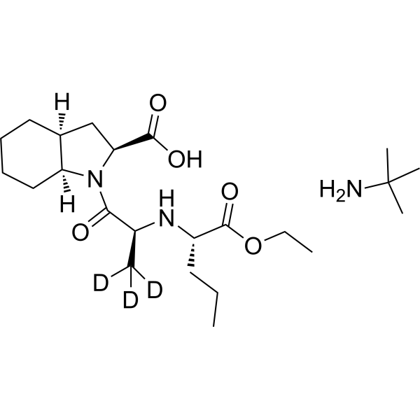 Perindopril-d<sub>3</sub> erbumine Chemical Structure