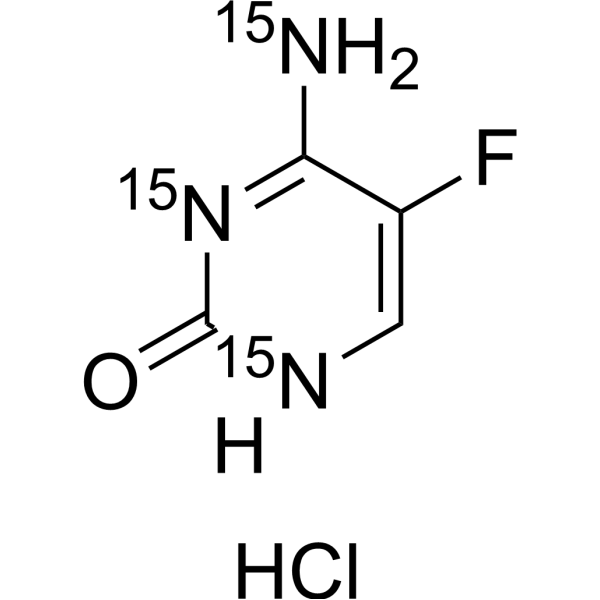 <em>Flucytosine</em>-15N3 hydrochloride