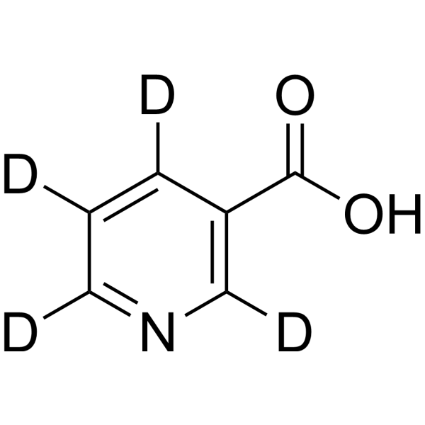 Niacin-d<sub>4</sub> Chemical Structure