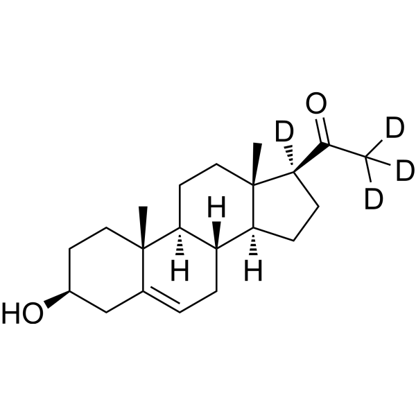 Pregnenolone-d<sub>4</sub>-1 Chemical Structure