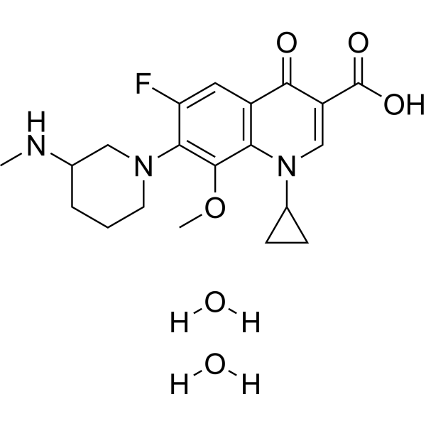 Balofloxacin dihydrate Chemical Structure