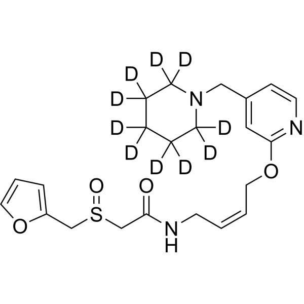 Lafutidine-d<sub>10</sub> Chemical Structure
