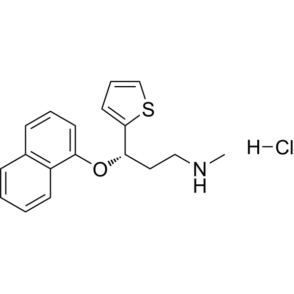 Duloxetine hydrochloride (Standard) Chemical Structure