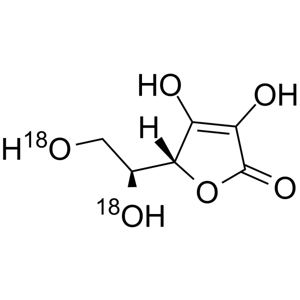 L-Ascorbic acid-18O2 Chemical Structure