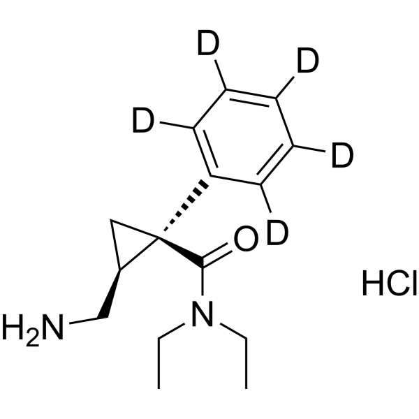 <em>Milnacipran-d</em>5 hydrochloride