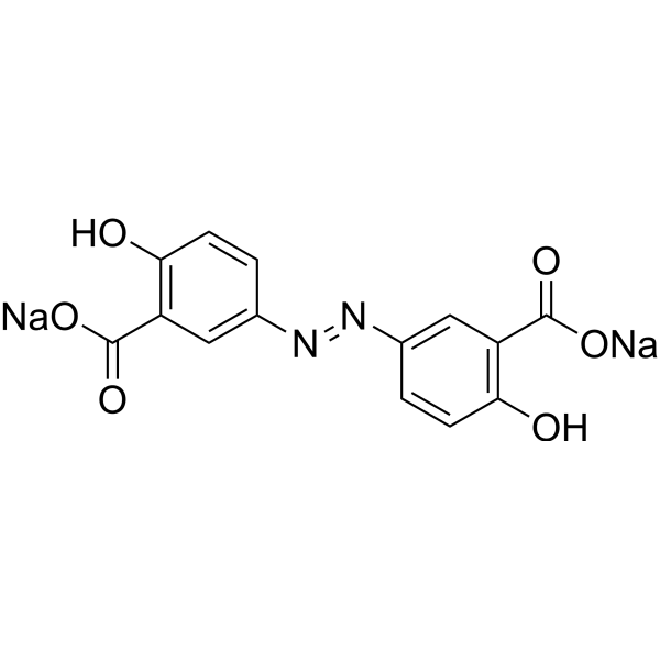 Olsalazine Disodium Chemical Structure